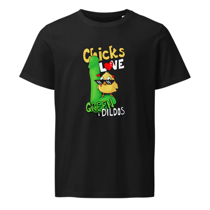 Chicks Love Green Graphic T-shirt