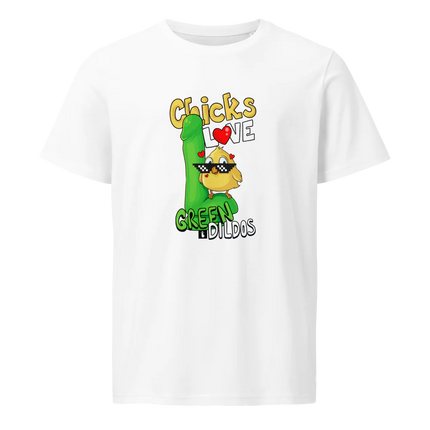 Chicks Love Green Graphic T-shirt