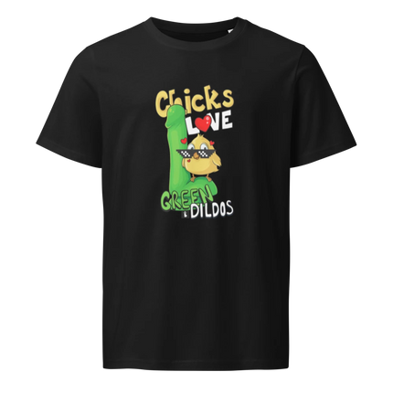 Chicks Love Green Graphic T-shirt